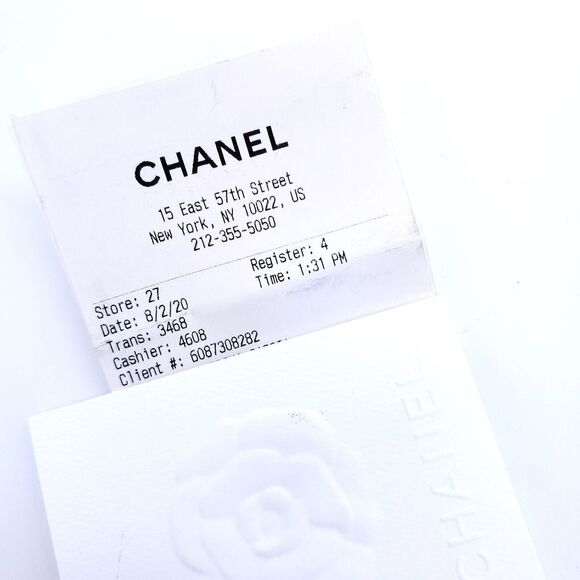 CHANEL Lambskin CC Bow Chain Belt Black Gold - Picture 7 of 8